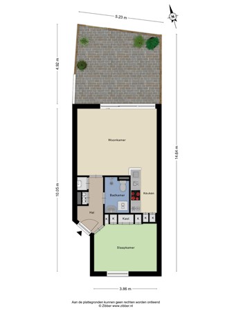 Floorplan - Vendelhof 23, 5282 TV Boxtel